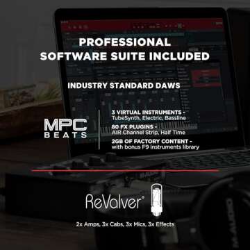 M-Audio M-Track Duo – USB Audio Interface for Recording, Streaming and Podcasting with Dual XLR, Line & DI Inputs, plus a Software Suite Included