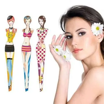 6Pcs Professional Girl Eyebrow Tweezer Stainless Steel Slanted Eyebrow Tweezers Eyebrows Hair Remover Tools Cosmetics Beauty (random color)…