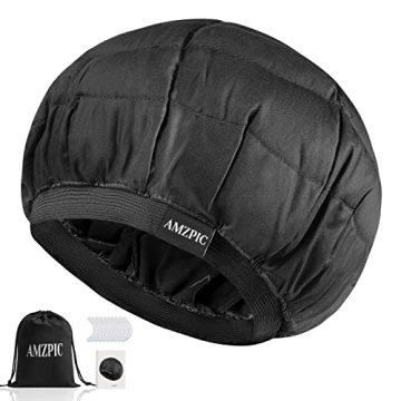 Cordless Deep Conditioning Heat Cap - Safe, Microwavable Heat Cap for Steaming, Heat Therapy for Hai...