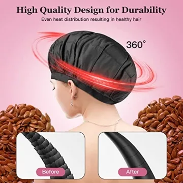 Cordless Deep Conditioning Heat Cap for Effective Hair Care