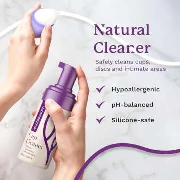 EcoBlossom Menstrual Cup Cleaner - Organic & Unscented Wash