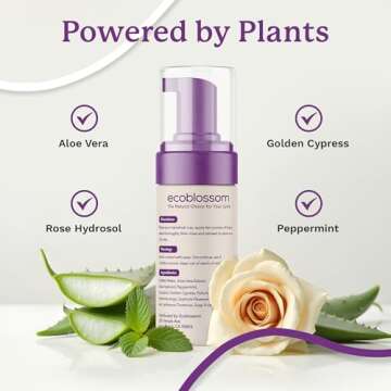 EcoBlossom Menstrual Cup Cleaner - Organic & Unscented Wash