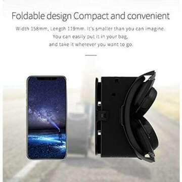 3D VR Headset with Bluetooth Remote for Phones