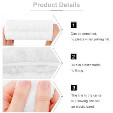 VELSCRUN Bow Tie Spa Headband - Multi-Pack for Women