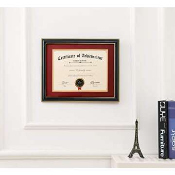 ELSKER&HOME 8.5x11 Document Frame in High Gloss Finish