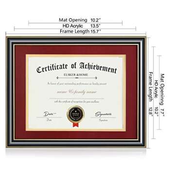 ELSKER&HOME 8.5x11 Document Frame in High Gloss Finish