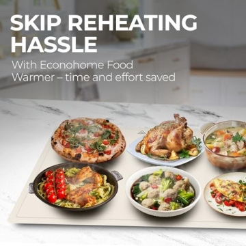 EconoHome Electric Warming Tray for Perfect Party Meals