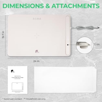 EconoHome Electric Warming Tray for Perfect Party Meals
