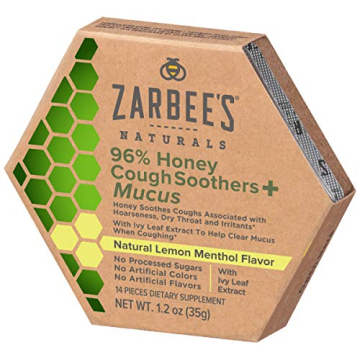 Zarbee's Naturals Honey Cough Soothers with Ivy Leaf Extract