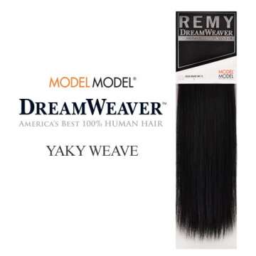 Model Model Human Hair Weave Dream Weaver Yaky (12 Inch (Pack of 2), 1)