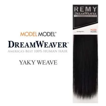 Model Model Human Hair Weave Dream Weaver Yaky (12 Inch (Pack of 2), 1)