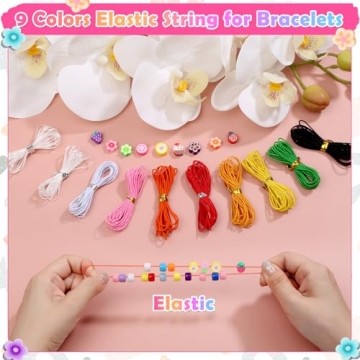 Cridoz Bead Bracelet Making Kit - Colorful Craft Fun