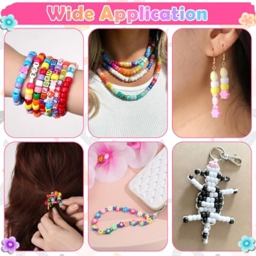 Cridoz Bead Bracelet Making Kit - Colorful Craft Fun