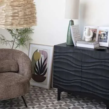 Elegant Bloomingville Marble Chain Link Candle Holder