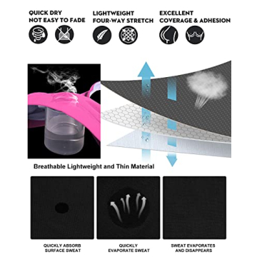 RUNNING GIRL Sports Bra for Women, Flow Y Back Strappy Sports Bras Medium Support Yoga Gym Top with Removable Pad(2823 Sonic Pink M)