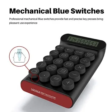 Stylish Mechanical Switch Calculator: Portable & Easy to Use
