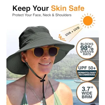 GearTOP Wide Brim Sun Hat - UV Protection & Style