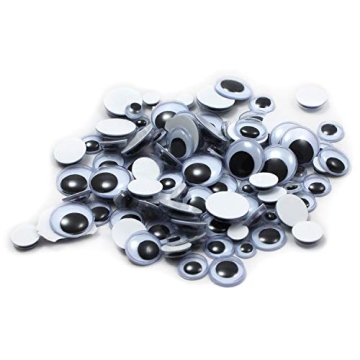 Peel'n Stick Wiggle Eyes Assorted Sizes for Crafts
