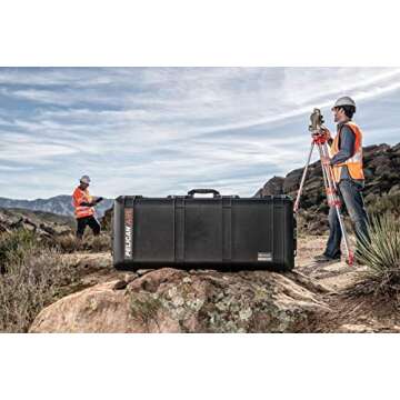 Pelican Air 1745 Long Case - with Foam (Black), One Size (017450-0000-110)