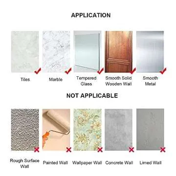 Orimade Adhesive Shower Caddy with Hooks - 3 Pack