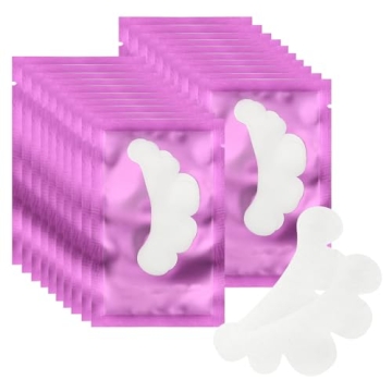Mekupeu 100 Pair Cloud Shape Eye Under Gel Pads for Eyelash Extensions