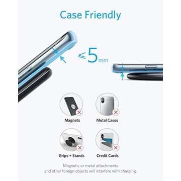 Anker Wireless Chargers Bundle, PowerWave Pad & Stand Upgraded, Qi-Certified, Fast Charging iPhone 12, 12 Mini, 12 Pro, Max, SE, 11, 11 Pro, 11 Pro Max, Xs Max, Galaxy S20, Note 10 (No AC Adapter)