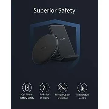 Anker Wireless Chargers Bundle, PowerWave Pad & Stand Upgraded, Qi-Certified, Fast Charging iPhone 12, 12 Mini, 12 Pro, Max, SE, 11, 11 Pro, 11 Pro Max, Xs Max, Galaxy S20, Note 10 (No AC Adapter)