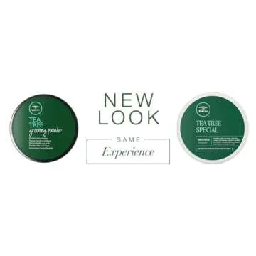 Tea Tree Grooming Pomade, Flexible Hold + Shine, For All Hair Types, Especially Wavy + Curly, 3 oz.