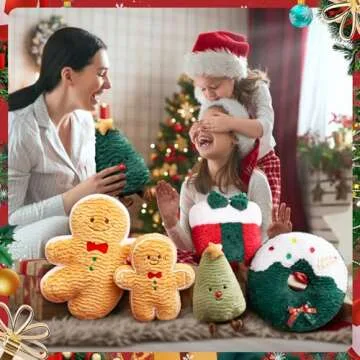 Christmas Tree Pillows Stuffed Tree Shaped Pillow Soft Christmas Throw Pillows Cute Tree Throw Pillow Decorative Pillows for Christmas Party Cushion Home Decor,Light Green,11.8 Inch