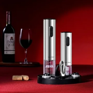 Electric Wine Opener Set by Roter Mond for Effortless Uncorking