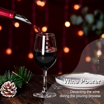Electric Wine Opener Set by Roter Mond for Effortless Uncorking