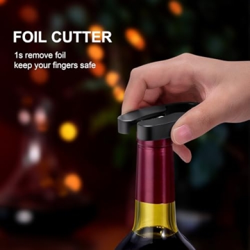 Electric Wine Opener Set by Roter Mond for Effortless Uncorking