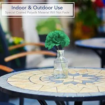 Royal Imports Artificial Carnations, Silk Faux Flowers, for Funeral Arrangements, Wedding Bouquets, ...