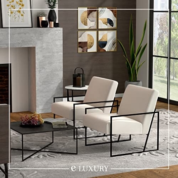 eLuxurySupply Modern Accent Chair - Stylish & Comfortable