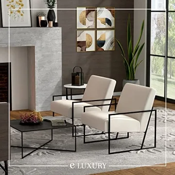 eLuxurySupply Modern Accent Chair - Stylish & Comfortable