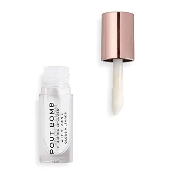 Revolution Beauty Pout Bomb Plumping Lip Gloss - Hydrating, High Shine & Glossy Pigment