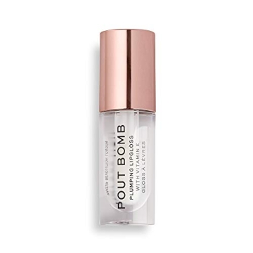Revolution Pout Bomb Plumping Lip Gloss, High Shine & Rich Pigment