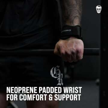 Gymreapers Weight Lifting Grips for Powerlifting and More