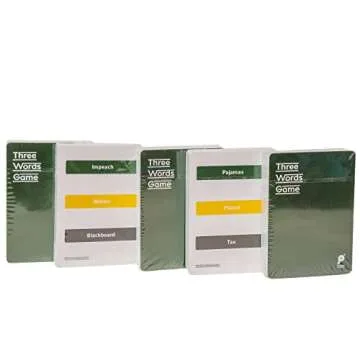 Three Words Game - A Family Charades Game with 750 Words