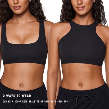 INLYRIC Women’s Soft Racerback Bralette - 2 Ways to Wear