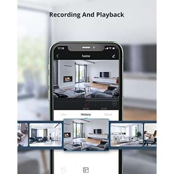 MTM Wireless Outdoor Security Camera Rechargeable Battery Powered WiFi Surveillance IP Camera 1080P Home Security with Night Vision, PIR Motion Detection, 2-Way Audio, IP66 Waterproof