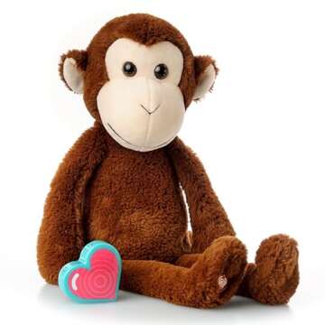 MBHB Digital Voice Recorder Stuffed Animal w/20 Second Recorder, Capture Baby's Heartbeat During Pre...