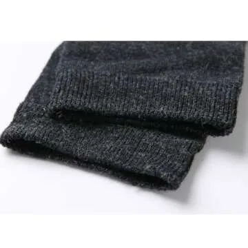 NinetoFiveLife Pack of 6 Mens Socks Merino Wool Socks for Men Casual Dress Socks Soft and Comfortable Breathable Size 6-12