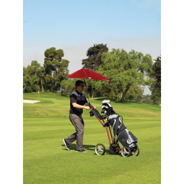 Sport-Brella Versa-Brella SPF 50+ Adjustable Umbrella with Universal Clamp, Black