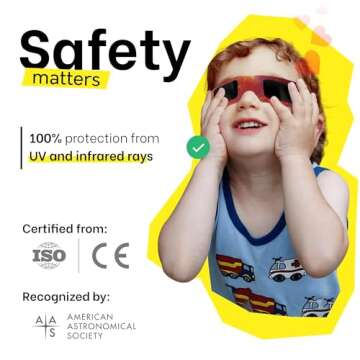 Tember Solar Eclipse Glasses - CE and ISO Certified - AAS recommended - USA 2024 Total Solar Eclipse...