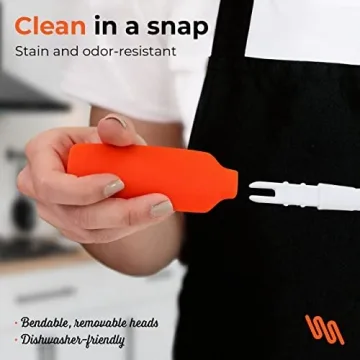 M KITCHEN Silicone Spatula Set - 4 Piece Utensils