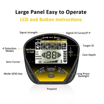 DR.ÖTEK Metal Detector - Advanced Features for Treasures