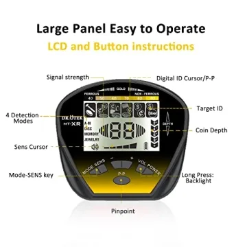 DR.ÖTEK Metal Detector - Advanced Features for Treasures
