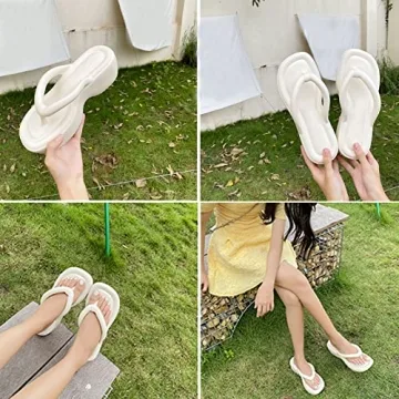 Comfortable Wedge Flip-Flops with Arch Support for Summer