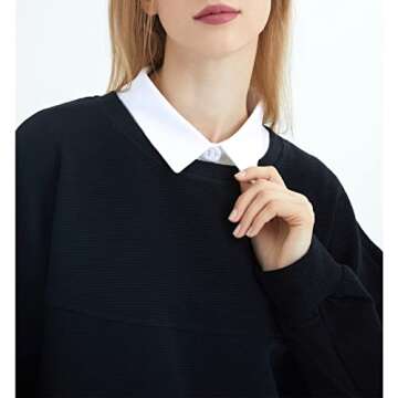 TAKIYA Fake Collar Detachable Blouse Dickey Collars Half Shirts False Collars Top for women Girls Outfits Casual Work